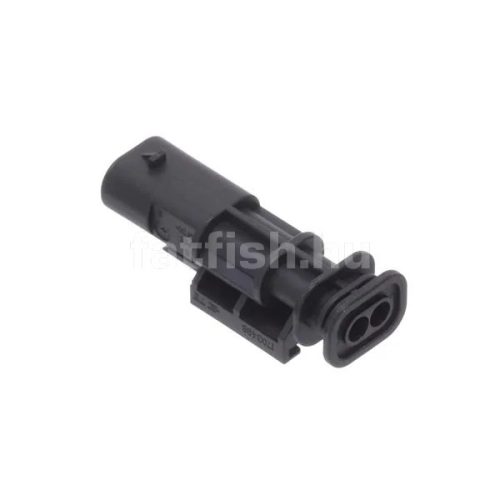 TE MCON 1.2 2 pin male black