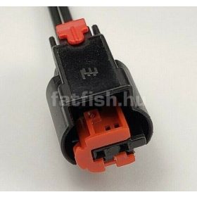 TE MQS 2 pin connector red
