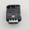 TE MQS 3 pin connector black-white