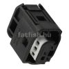 TE MQS 3 pin connector black-white