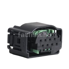 TE MQS 8 pin connector black