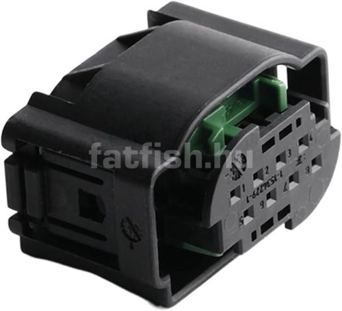 TE MQS 8 pin connector black