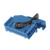 TE MQS 26 pin connector blue