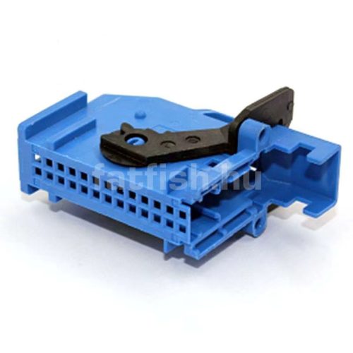 TE MQS 26 pin connector blue