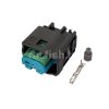 TE MQS 3 pin connector blue-green