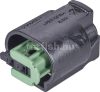 TE MQS 2 pin connector green