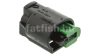 TE MQS 2 pin connector green