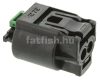 TE MQS 2 pin connector green