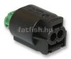 TE MQS 2 pin connector green