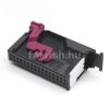 TE MQS 32 pin connector black