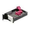 TE MQS 32 pin connector black