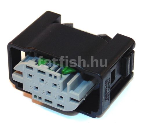 TE MQS 6 pin connector grey