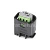 TE MQS 3 pin connector grey-green