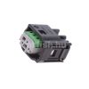 TE MQS 3 pin connector grey-green