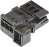 TE MQS 3 pin connector black male