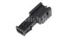 TE MQS 3 pin connector black female