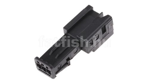 TE MQS 3 lábú csatlakozó fekete anya