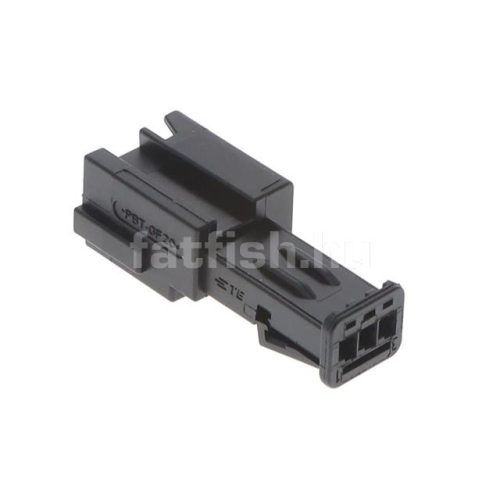 TE MQS 3 lábú csatlakozó fekete anya