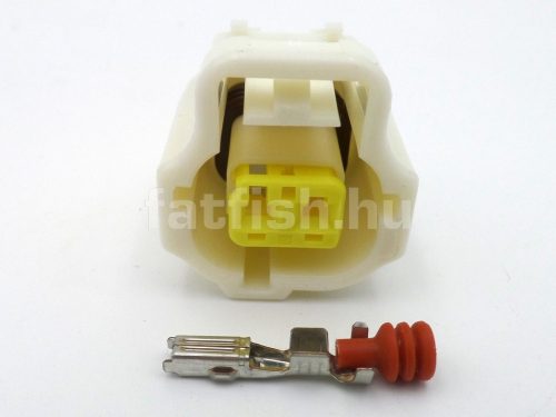 TE SSC 2 pin connector white 184020-1