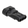 TE SuperSeal 3 pin connector female