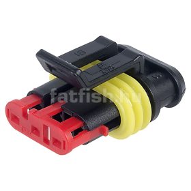 TE SuperSeal 3 pin connector male