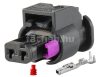 VW / TE MCON 1.2 Selaed 2 pin connector female