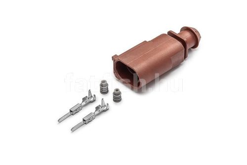 VW 1.5 Selaed 2 pin connector male brown