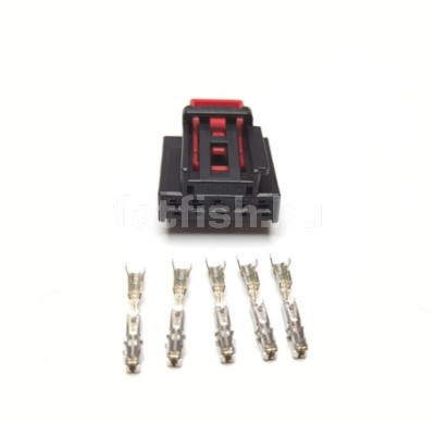 VW 1.5 nem szigetelt 5 lábú csatlakozó apa