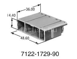 Yazaki 12 pin connector 7122-1729-90 female