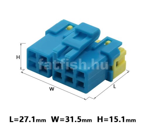 Yazaki 10 pin connector 7123-1700 male
