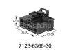 Yazaki 6 pin connector 7123-6366-30