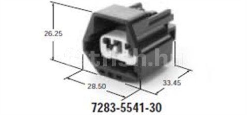 Yazaki 3 pin connector 7283-5541-30