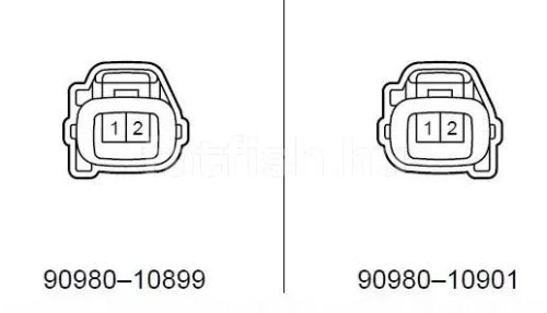 Yazaki 2 pin connector 7283-7020-10