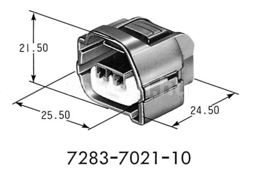 Yazaki 2 pin connector 7283-7021-10